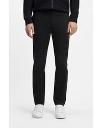 BOSS - Tapered-Fit Trousers - Lyst