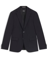 BOSS - Veste De Costume Slim En Laine Mélangée - Lyst