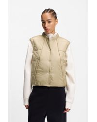 BOSS - Light Beige Women's Vests Size 4 - Lyst