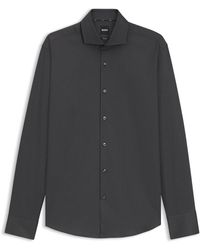 BOSS - Chemise Regular Fit En Twill De Coton Stretch Facile À Repasser - Lyst
