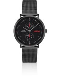 HUGO - Style-Plated Watch With Mesh Bracelet - Lyst