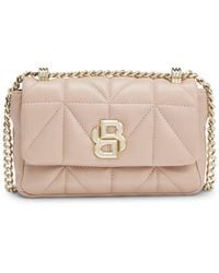 BOSS - Kleine Gesteppte Umhängetasche Mit Double-B-Monogramm - Lyst