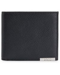 BOSS - Logo-plate Leather Wallet And Card Holder Gift Set - Lyst