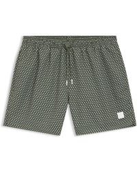 BOSS - Bañador Con Estampado E Insignia Con Logo - Lyst