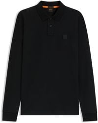 BOSS - Langarm- Longsleeve-Poloshirt - Lyst