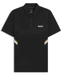 BOSS - Active Slim-Fit Poloshirt Mit Feuchtigkeitsableitenden Eigenschaften - Lyst