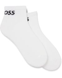 BOSS - Lot de deux paires de chaussettes basses en tissu stretch - Lyst