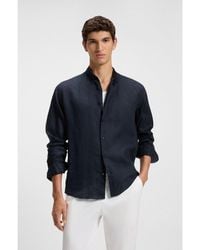 BOSS - Regular-Fit Button-Down Shirt - Lyst