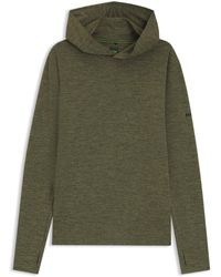 BOSS - Active Hoodie With Thumbholes And Moisture Management - Lyst