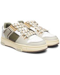 HUGO - Trainers With Mesh And Faux Leather - Lyst