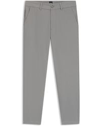 BOSS - Slim-Fit Broek Van Een Katoenmix Met Stretch - Lyst