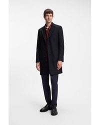 BOSS - Slim-Fit Formal Coat - Lyst