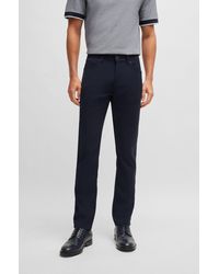 BOSS - Slim-fit Jeans In Woven Stretch Material - Lyst