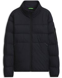 BOSS - Water-Repellent Puffer Jacket With Zipped Sleeve Pocket - Lyst