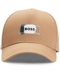 BOSS - Pet Van Katoenen Twill Met Kenmerkende Logoprint - Lyst