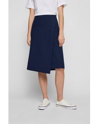 Lacoste Womens Women's Twill Wrap Skirt 