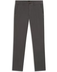 BOSS - Chino Slim en satin de coton stretch - Lyst