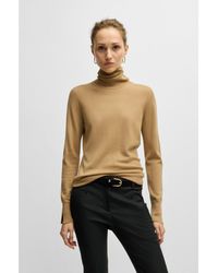 BOSS - Rollneck Sweater - Lyst