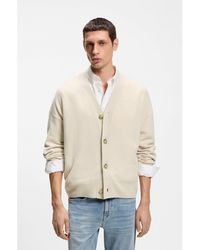 BOSS - Relaxed-Fit Cardigan - Lyst