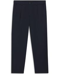 BOSS - Tapered-Fit Hose Aus Stretch-Twill - Lyst