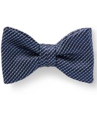 HUGO - Silk-blend Bow Tie With Jacquard Pattern - Lyst