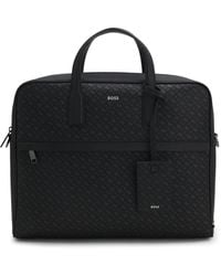 BOSS - Monogram Document Case With Foil-Emed Logo - Lyst