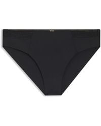 BOSS - Low-Rise Briefs With Plaque And Lace Monogram - Lyst