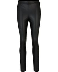 BOSS - Skinny-Fit High-Waisted Trousers With Side Zip - Lyst