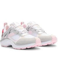 HUGO - Running-Inspired Trainers With Mesh And Suede - Lyst