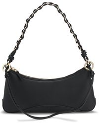 HUGO - Faux-Leather Shoulder Bag With Two Straps - Lyst