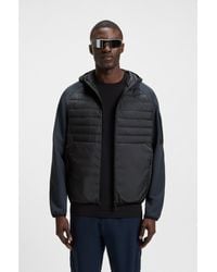 BOSS - Water-Repellent Jacket With Zipped Sleeve Pocket - Lyst