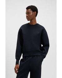 BOSS - Cotton-Blend Sweatshirt With Double B Monogram - Lyst