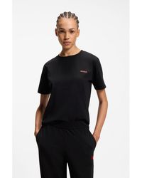 HUGO - Stretch-Cotton Pyjama Top - Lyst