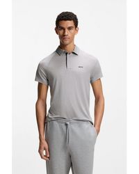 BOSS - Active Slim-Fit Polo Shirt With Thermoregulating Performance - Lyst