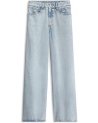BOSS - Vaqueros Relaxed Fit De Pernera Ancha En Denim Azul Claro - Lyst