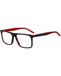 HUGO - Acetate Optical Frames With Accents - Lyst