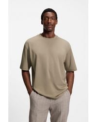 BOSS - Relaxed-Fit Cotton-Blend T-Shirt - Lyst
