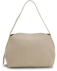BOSS - Woven Shoulder Bag With Double B Monogram - Lyst
