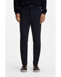 BOSS - Slim-Fit Trousers - Lyst