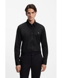 HUGO - Slim-Fit Logo Shirt - Lyst