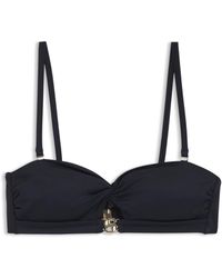 BOSS - Bandeau Bikini Top With Double B Monogram - Lyst
