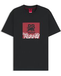 HUGO - X Rb By Slawn Relaxed-Fit T-Shirt Aus Baumwolle Mit Logo - Lyst