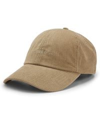 HUGO - Soft Cotton Corduroy Cap With Embroidered Logo - Lyst