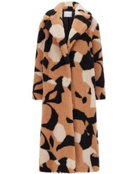 BOSS by HUGO BOSS Collection-pattern Teddy Coat In A Relaxed Fit - Multicolour