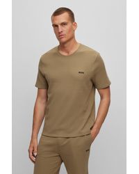 BOSS - Pajama T-shirt With Embroidered Logo - Lyst