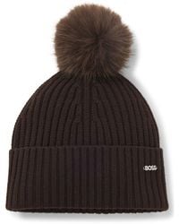 BOSS - Beanie Hat - Lyst