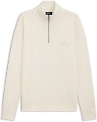 BOSS - Pull En Laine Vierge X Aston Martin À Encolure Zippée - Lyst