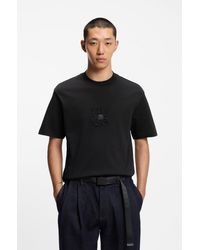 HUGO - Black Men's T-shirts Size L - Lyst