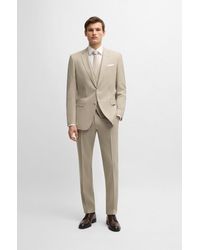BOSS - Light Beige Men's Business Suits Size 36r - Lyst