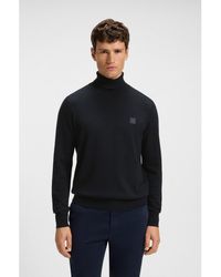 BOSS - Rollneck Sweater - Lyst